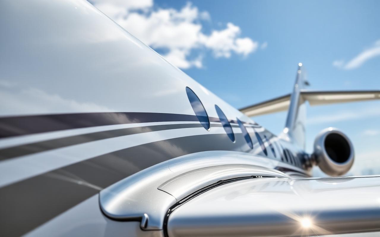 Polished private aircraft